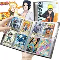 80/160PCS Album Naruto Cards Holder Book Letters Paper Games Children Anime Character Collection