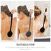 Back Bath Brushes 2Pcs Silicone Body Scrubber Long Handle Back Scrubber Silicone Back Bath Brush