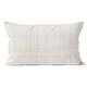 Coussin tendance velours beige 40x67cm