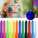 SSBSM 12Pcs Glow Sticks UV Crayons Face Body Paints Kit Makeup Face Painting Neon Face Paint Crayons for Kids Adults