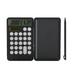 Back to School Savings! Feltree Scientific Calculators Calculators 12-Digit Calculator with Writing Tablet Foldable Financial Calculator LCD Dual Display Pocket Calculator for Office