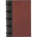 Leather Journal Burgundy Hardcover Notebook W/Mahogany Ribbed Spine By Artisan Saddler Design Lined Pages Heavyweight Paper Table Of Contents W/Numbered Pages