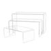 acrylic storage rack for display 24cm U Shaped Acrylic Storage Rack Clear Shelf Display Stand Desktop Organizer Holder for Toy Model Bag Shoes - Size M