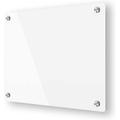 Dry Erase Board Wall Mount Non-Magnetic Floating Dry Erase Board Hanging Frameless White Board Board For Office And Home Walls Dry Erase Board For Wall (12 X18 White)