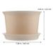 Garden Planter Plastic Succulent Flowerpot Ceramic Simulation Planter with Planter Saucer