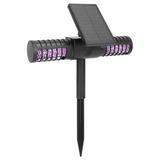Fresh Fab Finds FFF-GPCT3622 Solar Bug Zapper - LED Mosquito Killer Lamp with Double Heads