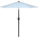 6 Ft Umbrella Outdoor Patio Beach Umbrellas For Sand With Old Fashioned Vintage Tassels & Fancy Decorative Wood Print Tilt Pole For Outdoor Pool Picnic Outside Or Backyard