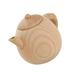 Kids Tableware Toy 1PC Solid Wood Tableware Toy No Paint Tea Pot Toy Simulated Kitchen Cooking Tea Kettle Toy Mini Tea Pot Toy Funny Play House Cutlery Toy for Home Nursery Size S