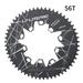 GYZEE Bike Oval Disc 110 130Bcd Chainring 54T 56T 58T For Mountain Road 56T