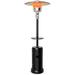 48000 BTU Outdoor Patio Heater Porch Propane Heater w/ Wheels Shelf Tabletop Auto Shut Off & Tip-Over Protection 87-inch Floor Standing Portable Gas Heater for Outdoor Use