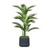 Vintage Home Artificial Faux 55 Tall Palm Tree With Burlap Kit With Eco Planter