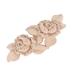 Rose Carving Chips Rose Carving Wooden Chips Creative Wood Crafts Decorative Wooden Pieces