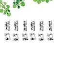 sewing presser feet 12 Pcs/2 Sets Sewing Machine Presser Foot Rolled Accessories Presser Foot Set 4/8 6/8 8/8 and Crimping Foot Set 3mm/4mm/6mm for Low Sewing Machine Baby Lock (Silver)