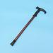 Telescopic Walking Cane Six-section Telescopic Trekking Pole Walking Cane Aluminium Alloy Anti-skid Adjustable Walking Stick (Brown)