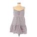 Old Navy Casual Dress - Mini V-Neck Sleeveless: Purple Dresses - Women's Size Medium