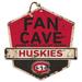 St. Cloud State Huskies 20" x Fan Cave Badge Sign