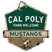 Cal Poly Mustangs 20" x Fans Welcome Sign