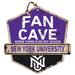 NYU Violets 20" x Fan Cave Badge Sign