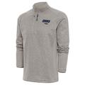 Men's Antigua Oatmeal Oral Roberts Golden Eagles Course Quarter-Zip Pullover Sweatshirt