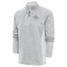 Men's Antigua Gray George Washington University Course Quarter-Zip Pullover Sweatshirt