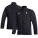 Men's adidas Black Troy University Trojans Sideline Midweight Full-Zip Jacket