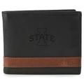 Men's Fossil Black Iowa State Cyclones Quinn Flip ID Bifold Wallet