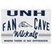 New Hampshire Wildcats 34" x 24" Fan Cave Sign