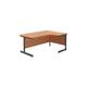 Jemini - Rdl rh Desk 1800x1200 Bch/Blk - KF819820