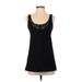 Rebecca Taylor Sleeveless Blouse: Black Solid Tops - Women's Size 2