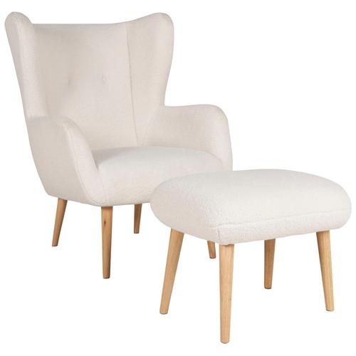 Esszimmerstuhl HOME AFFAIRE Stühle Gr. B/H/T: 80,5 cm x 98 cm x 72 cm, Massivholz, weiß (weiß, braun) Küchenstühle