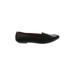 J.Crew Flats: Loafers Chunky Heel Classic Black Print Shoes - Women's Size 7 1/2 - Almond Toe