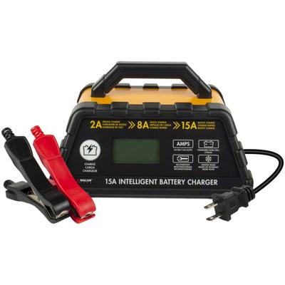 Wagan Tech 15A Intelligent Battery Charger Yellow One Size EL7407