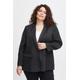 Jackenblazer FRANSA "Fransa FPLEA BLA 1" Gr. 54, schwarz (charcoal melange) Damen Blazer