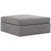 Bernhardt Stafford 38" Wide Square Standard Ottoman Polyester in Gray | 18.5 H x 38 W x 38 D in | Wayfair B4831A