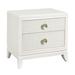 Samuel Lawrence Melrose Nightstand Wood in Brown/White | 26.5 H x 29 W x 18.5 D in | Wayfair S910-050