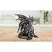 Trinx Deroy 3.75"W Medieval Silver Dragon Figurine Unique Gifts Resin in Gray | 5 H x 3.75 W x 2.75 D in | Wayfair 9EB467F7EBC8450DB6C6D0AD63935F17