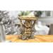 Bungalow Rose 6"H & Silver Maitreya Buddha Figurine Unique Gifts 6.0 H x 4.0 W x 3.5 D in yellowResin in Gold | 6" H X 4" W X 3.5" D | Wayfair