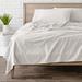 Bare Home Solid Sheet Set Flannel/Cotton in White | California King | Wayfair 840105704706