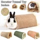 Tunnel de jouet de lapin de paille d'ange accessoires de hamster lapin GNE guineapig chinchilla