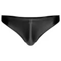 Maillot de bain taille basse pour homme slip brillant slip lisse bas de maillot de bain lingerie