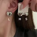 Kd'appareils Jewelry-Boucles d'oreilles simples en métal doré et argent pour femme boucle d'oreille