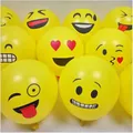 Grand ballon en Latex pour enfants de 1 an décoration de fête d'anniversaire avec un joli visage