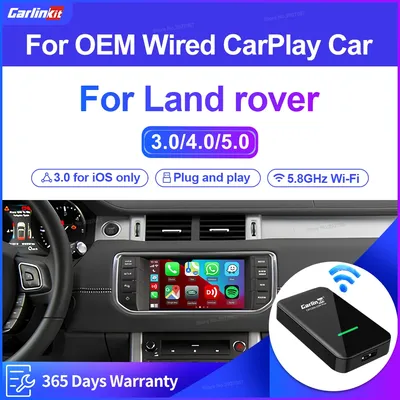 Carlinkit-Adaptateur sans fil Carplay Wi-Fi allergique Apple Car Play AI Box pour Land Rover