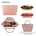 CCBODILY-Sac à main Longchamp en feutre sac de maquillage support de voyage portable sac à main