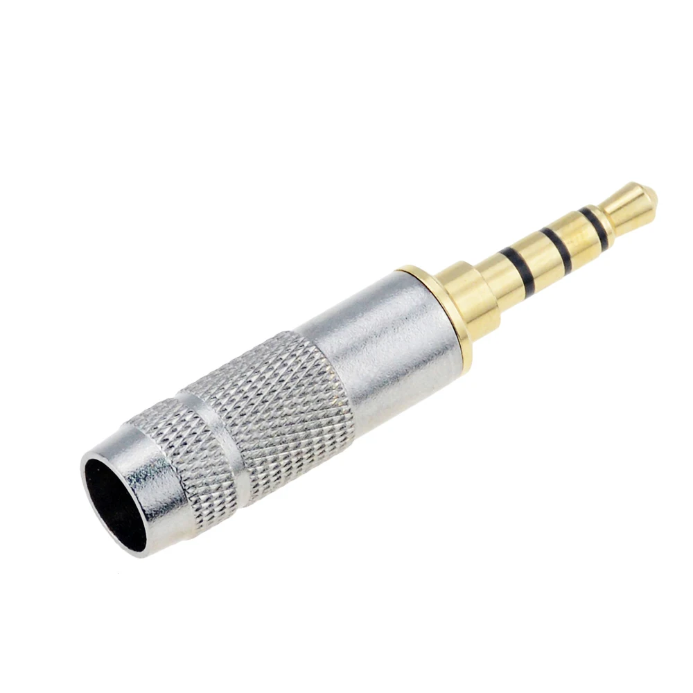 1pc remplacement 3.5mm stéréo 4 pôles ou 3 pôles mâle réparation casque Audio prise connecteur à souder pour la plupart des prises pour écouteurs
