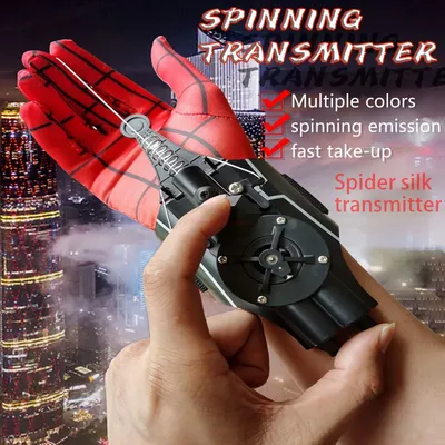Ml ATIONS End SpidSuffolk Web Shdoms Jouets pour enfants Spider Man Wrist Launcher Peter Toe