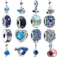 Breloques en Argent Sterling 2023 de la Série Bleue pour Femme Perles Adaptées au Bracelet Pandora