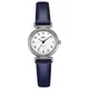 Mini montre à quartz pour femme petite taille cadran 24mm bracelet en cuir PU minimalisme