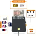 Lecteur de carte à puce USB lecteur de carte IC/ID EMV pour carte bancaire SD/TF/epiCard pour