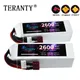 Batterie Lipo 4S 45C 2600MAh 14.8V avec compte 30/compte 60 Deans prise T pour hélicoptère FPV